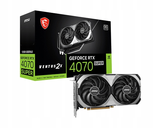 Grafická karta MSI RTX 4070 SUPER 12G VENTUS 2X OC 12 GB